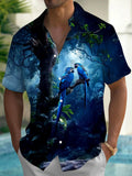 Parrot Men's Pocket Short Sleeve Shirts