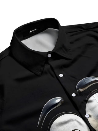 men's short sleeve shirt side view
