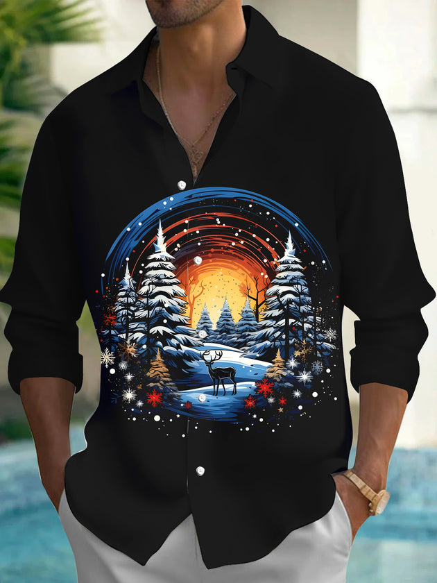 men's shirt front view
