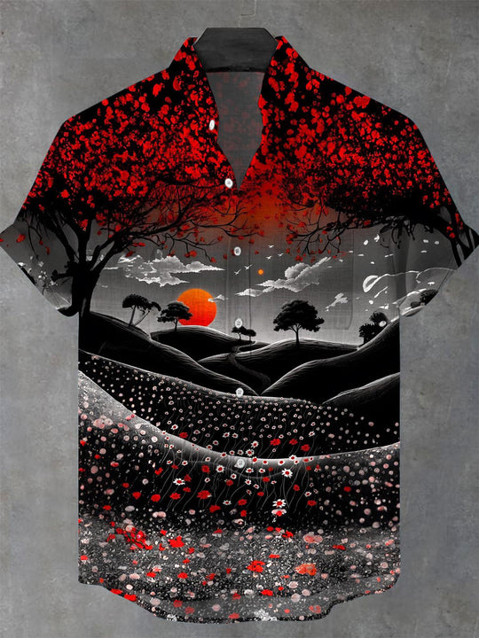 men's shirt front view