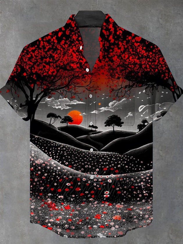 men's shirt front view