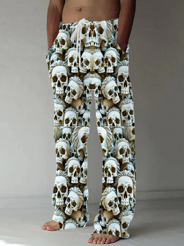 men's Halloween casual pants front view costume