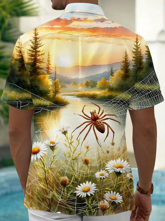 men's pocket shirt back view