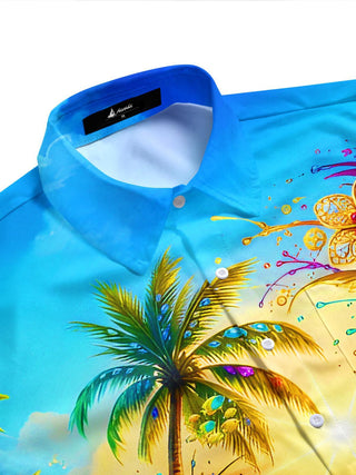 men's tropical shirt side view