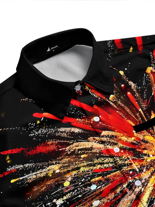 Firework Men's Pocket Short Sleeve Shirts