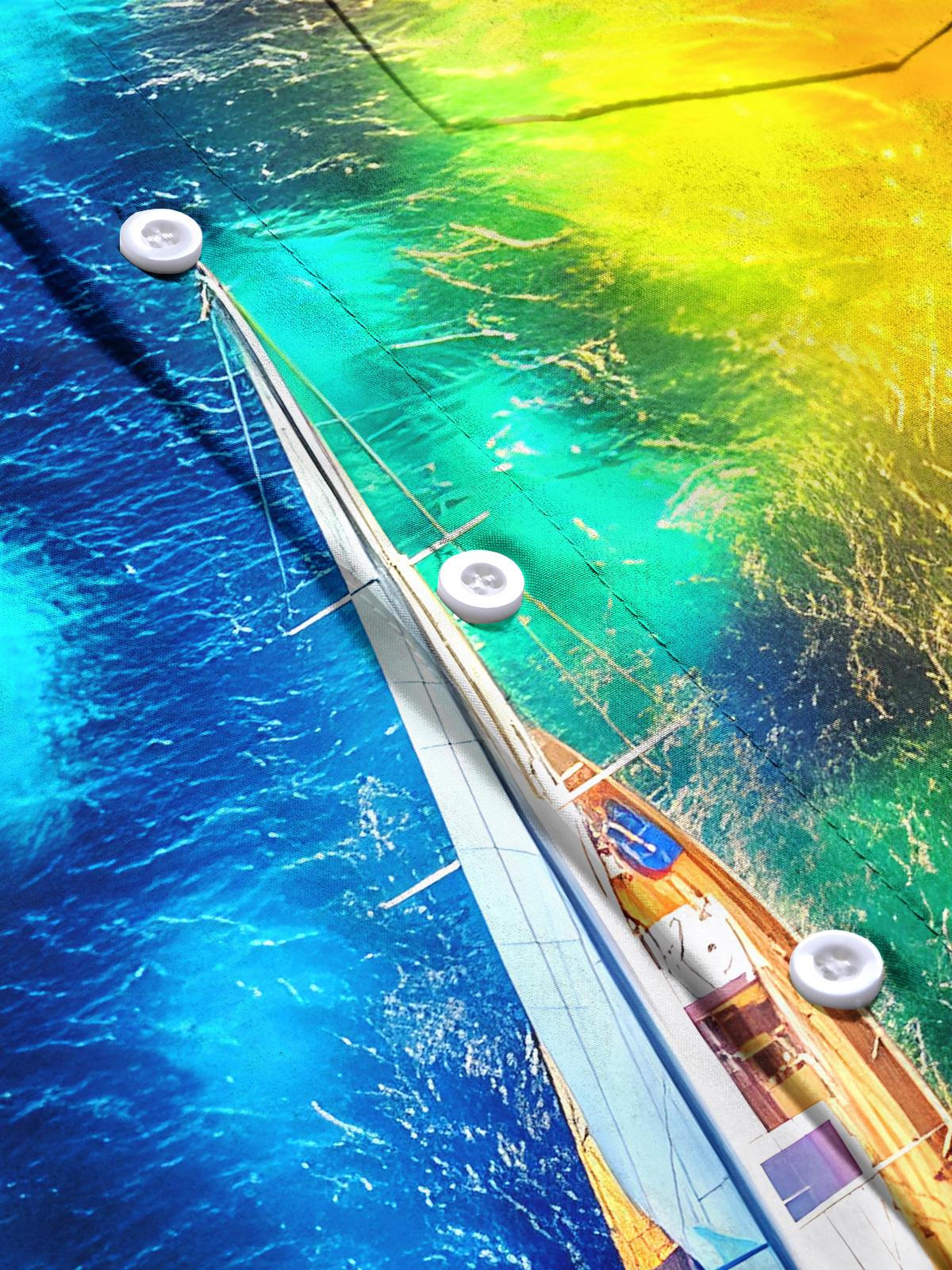 Boat Men's Pocket Short Sleeve Shirts