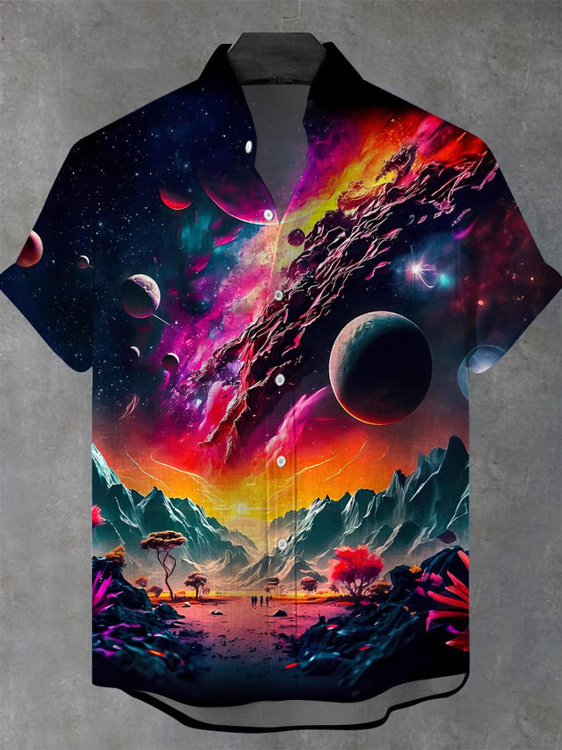 men's shirt front view