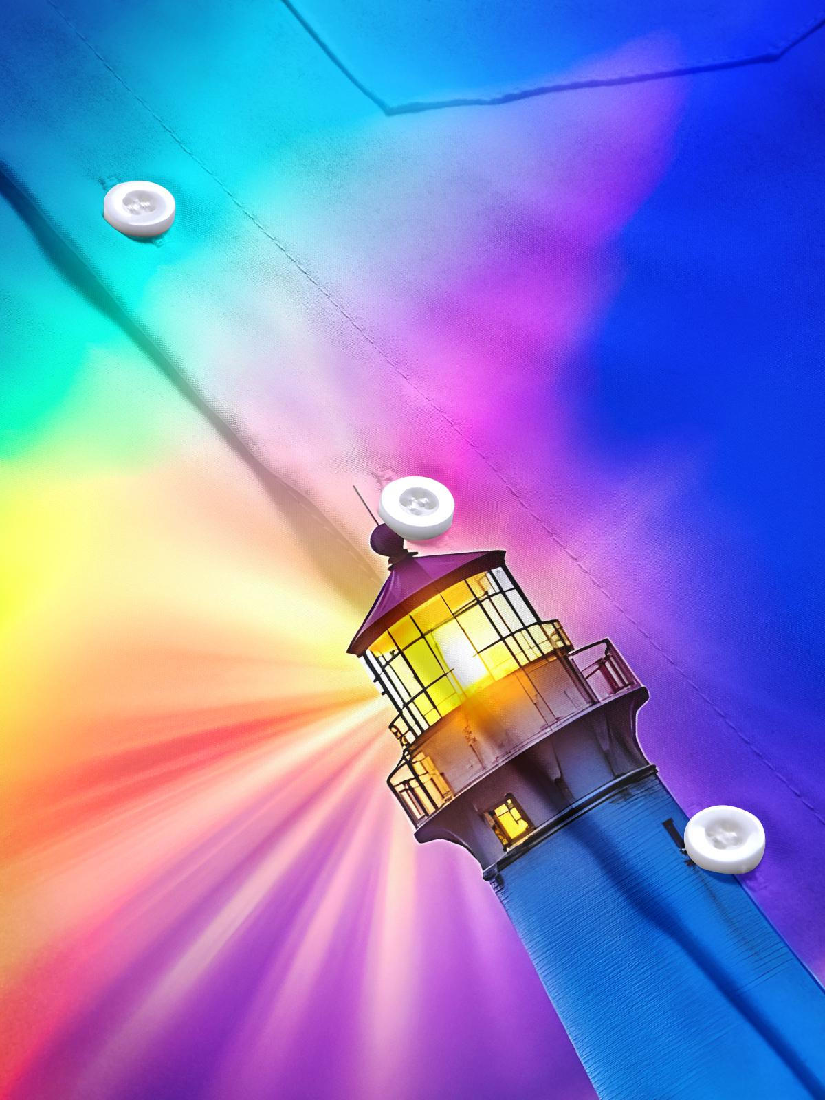 Lighthouse Men's Pocket Short Sleeve Shirts