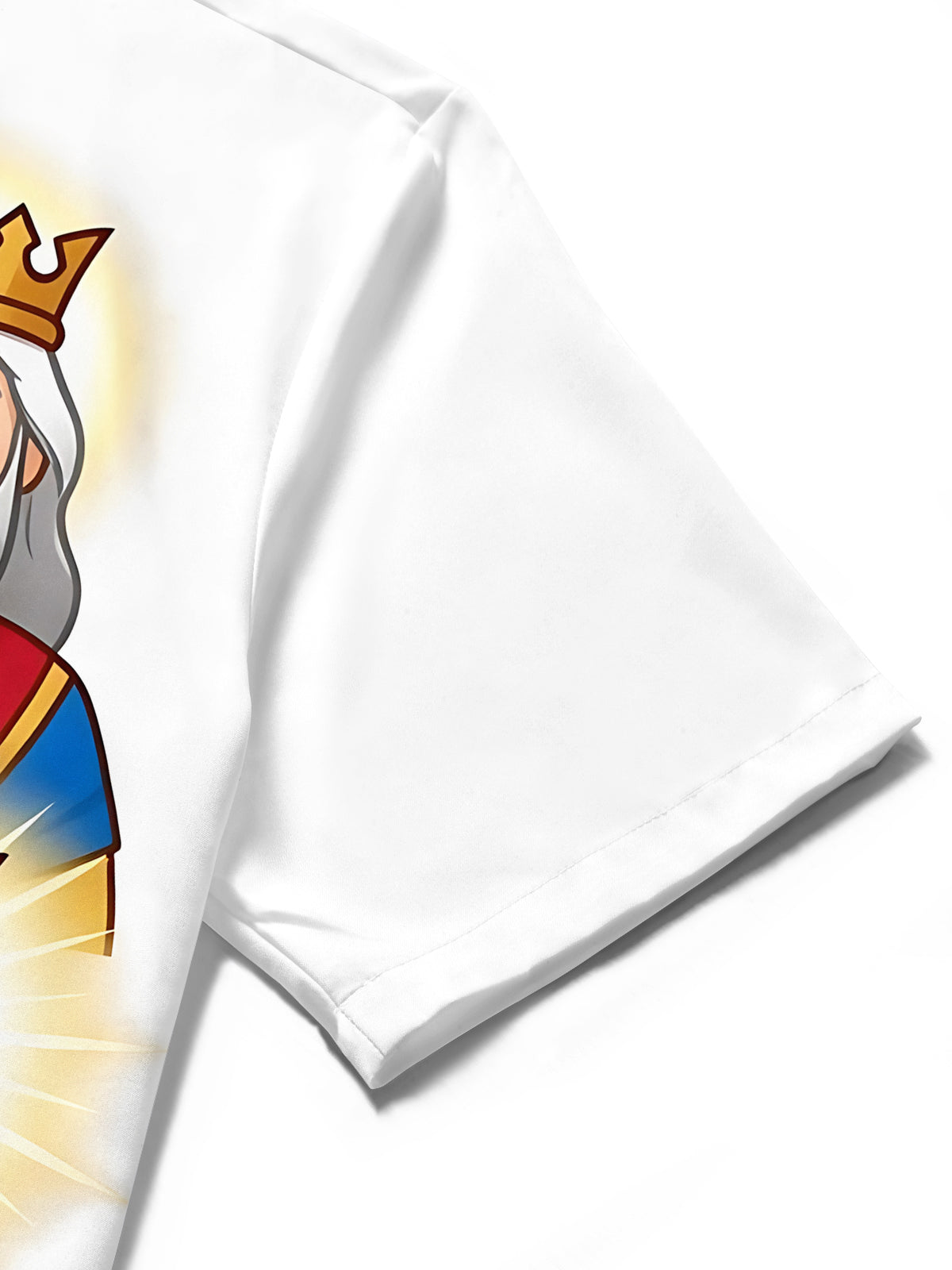 Christian Jesus Print Men's Pocket Short Sleeve Shirts