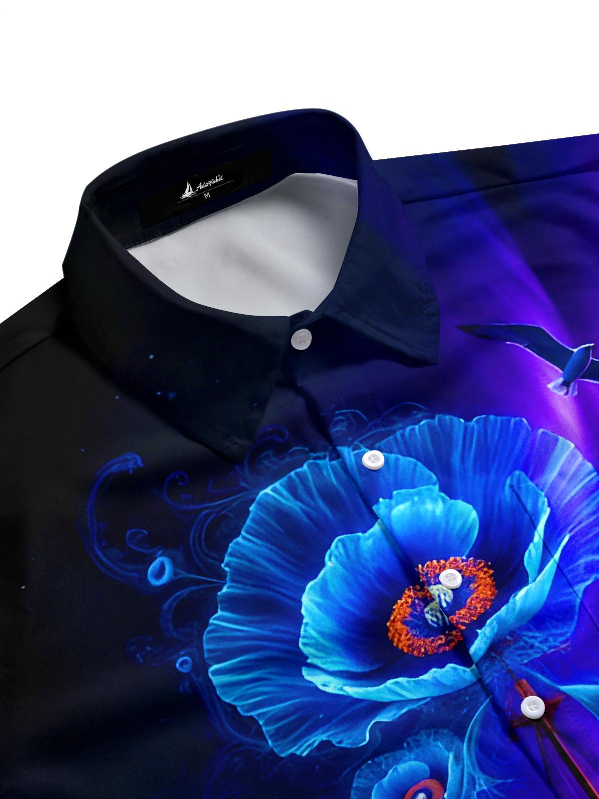 men's short sleeve shirt side view
