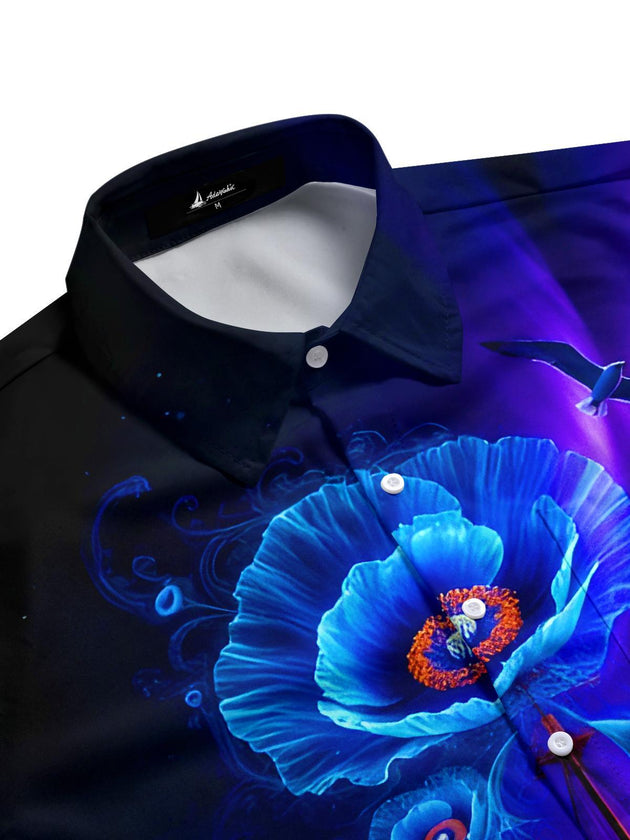 men's short sleeve shirt side view