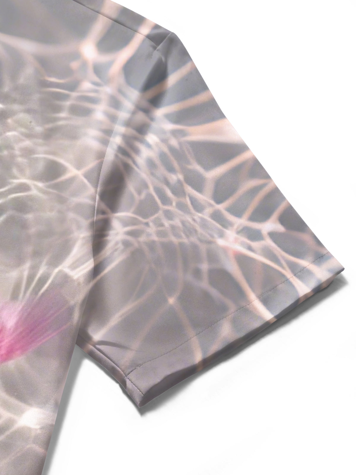 Fish Print Men's Pocket Short Sleeve Shirts