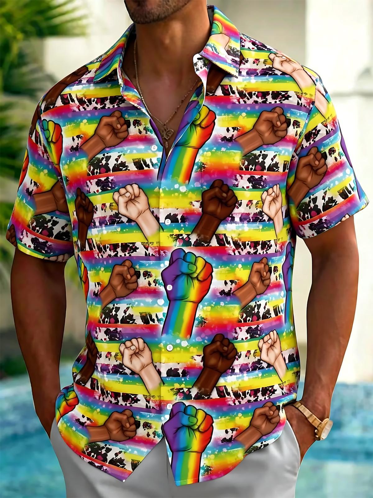 men's shirt front view