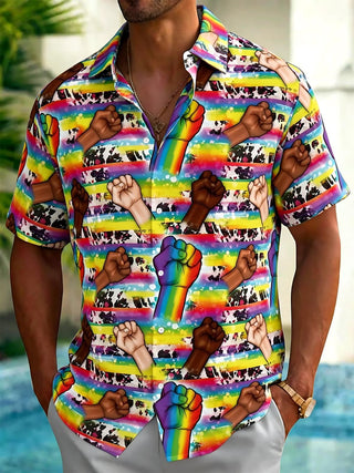 men's shirt front view