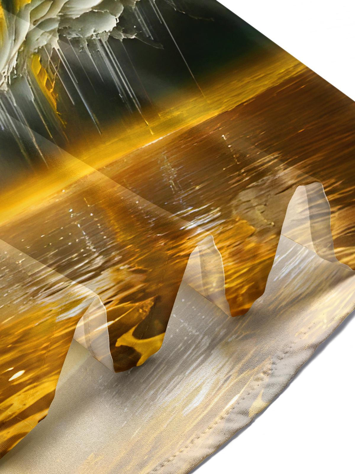 Art Flowing Colors Dance Men's Pocket Short Sleeve Shirts