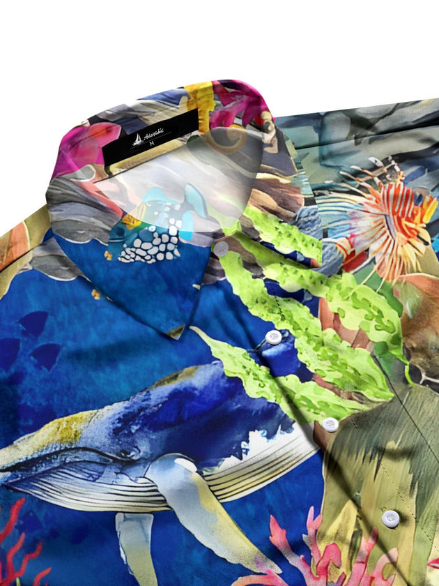 men's short sleeve shirt side view