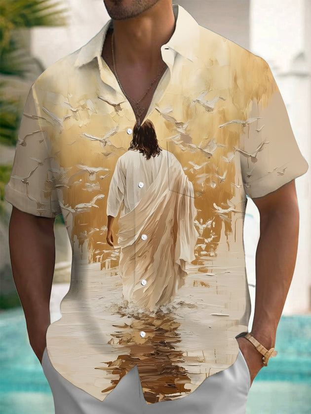 men's shirt front view