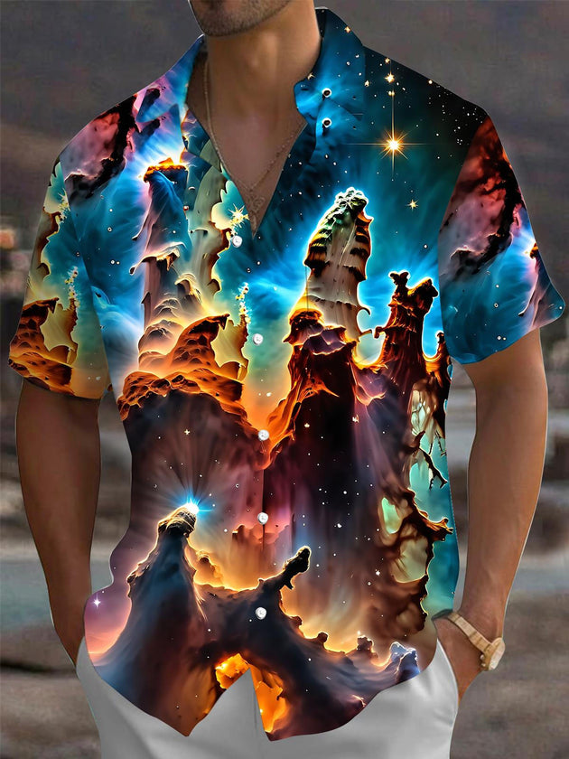 men's shirt front view