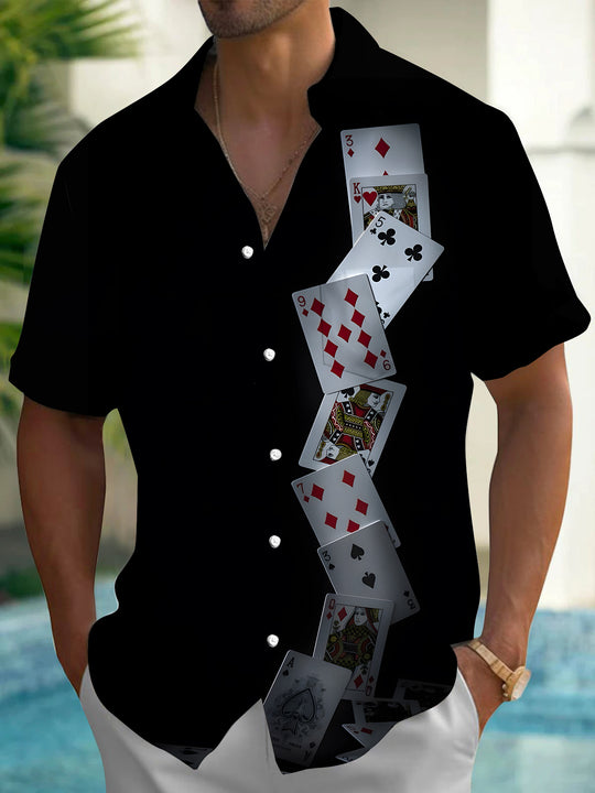 men's shirt front view