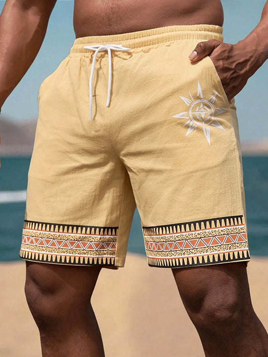 men's vintage style casual pants front view