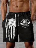 1776 American Flag Men's Shorts With Pocket