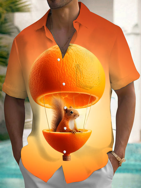 men's pocket shirt back view