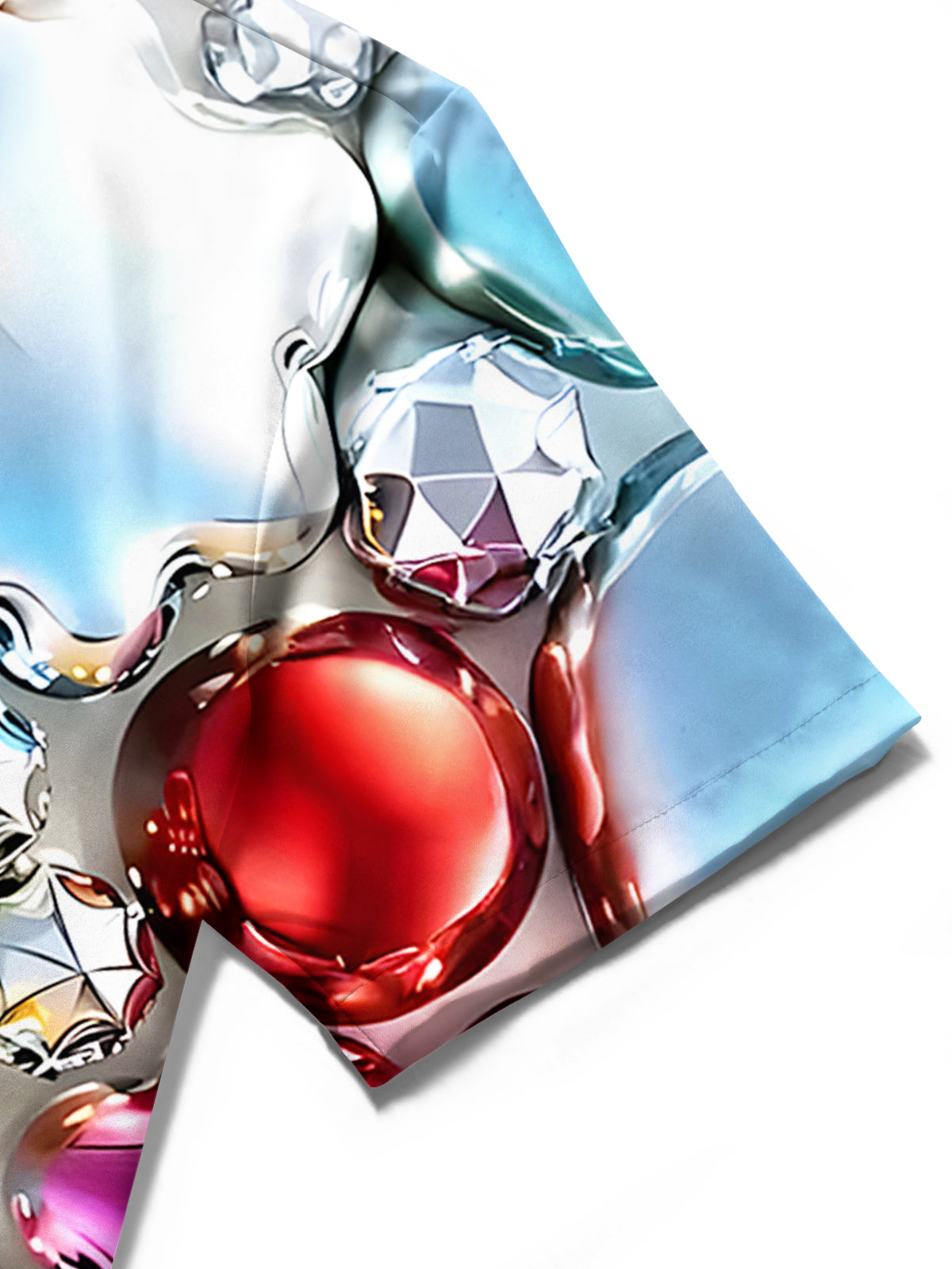 Abstract Men's Pocket Short Sleeve Shirts