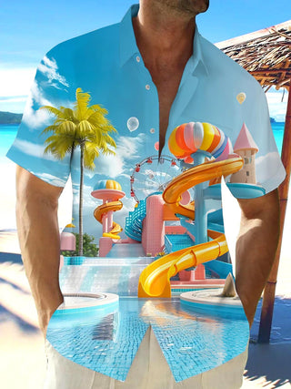 men's shirt front view