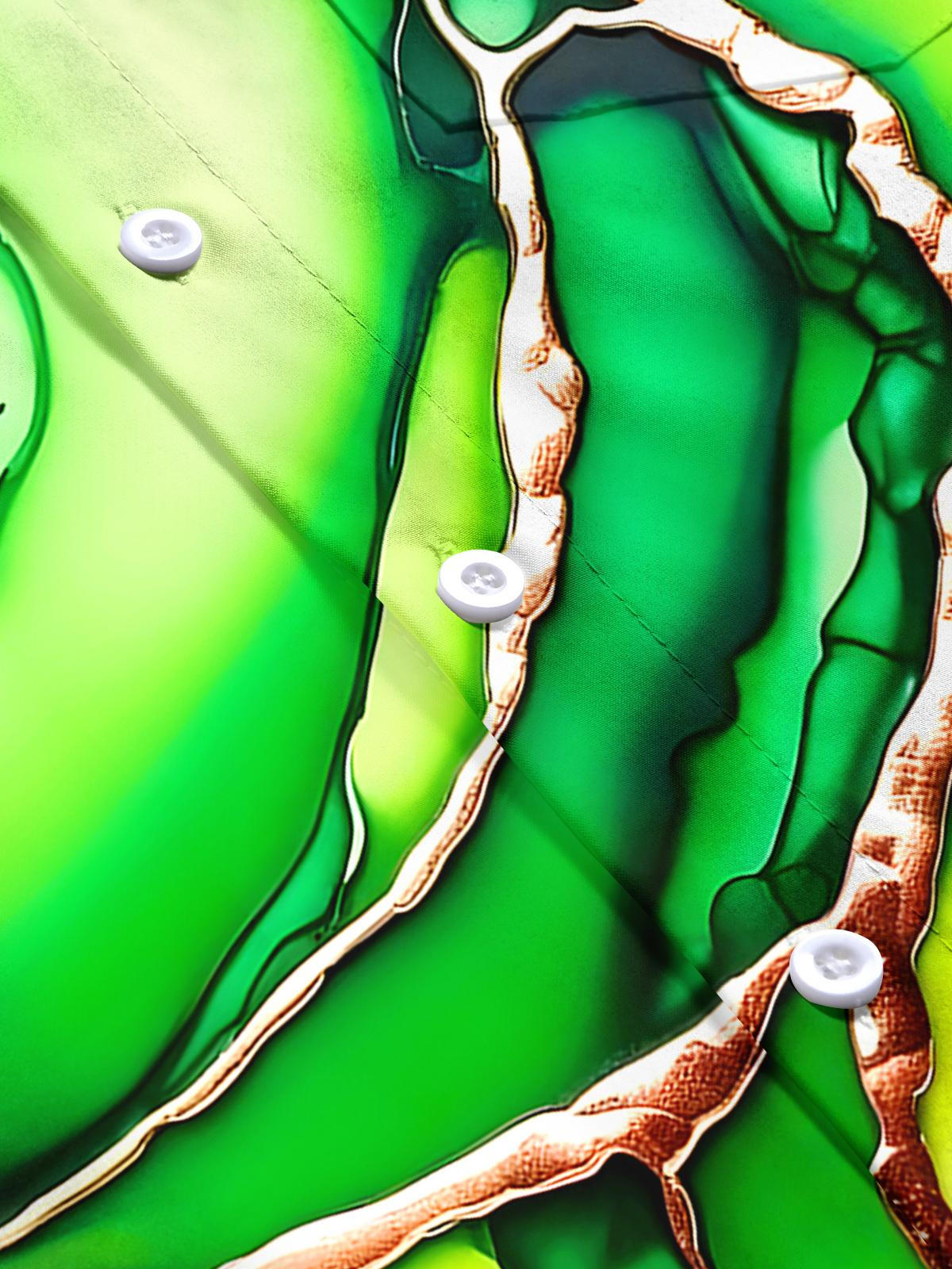 Abstract Men's Pocket Short Sleeve Shirts