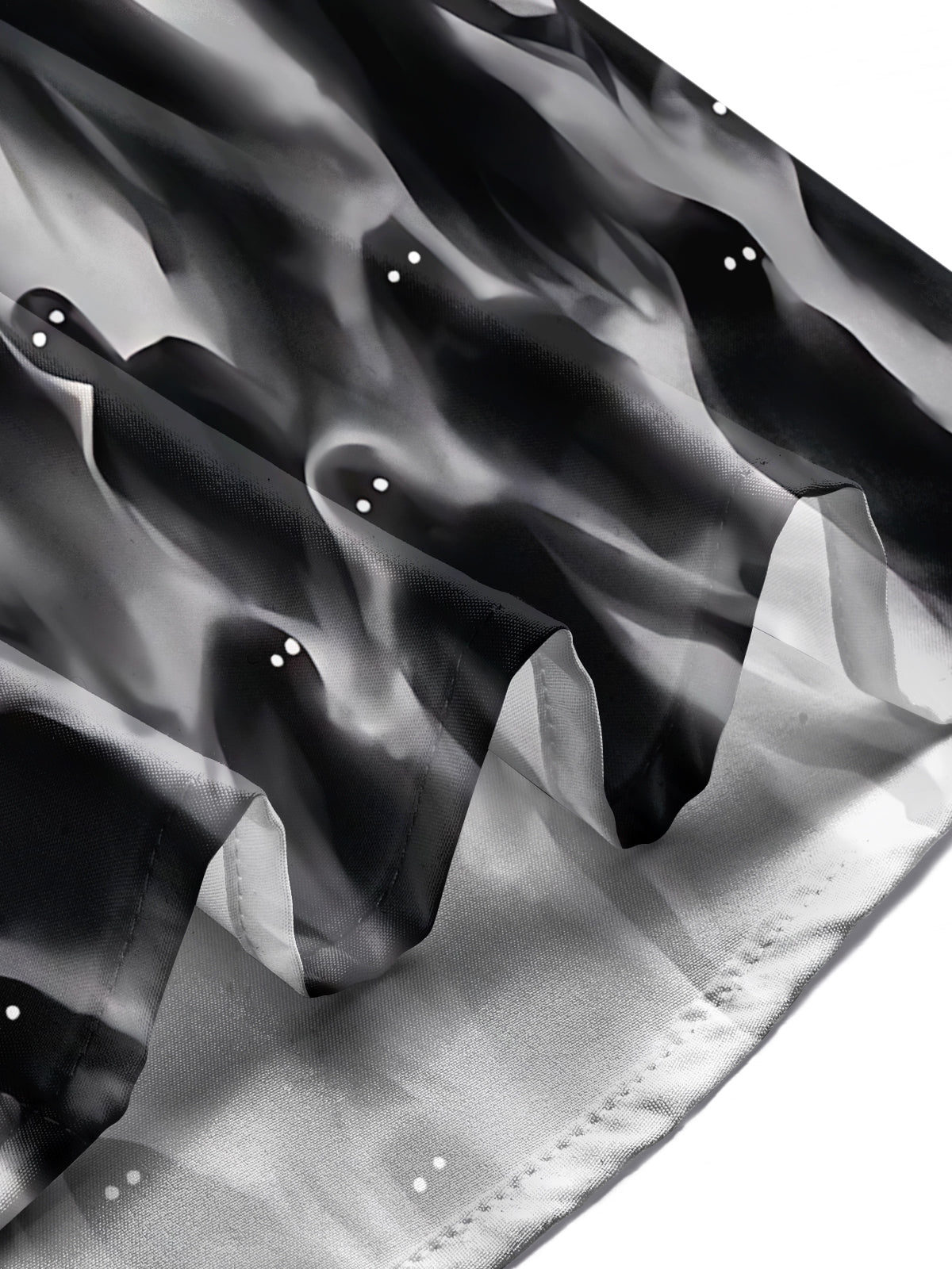 men's printed shirt close-up short sleeve