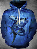 Tuna Art Long Sleeve Hooded Pocket Men's Top