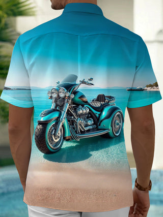 men's pocket shirt back view