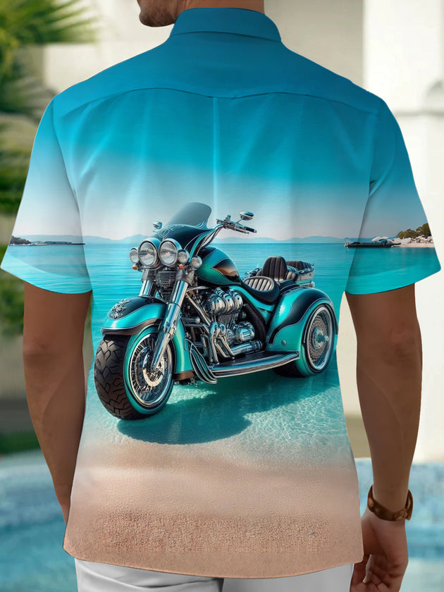 men's pocket shirt back view