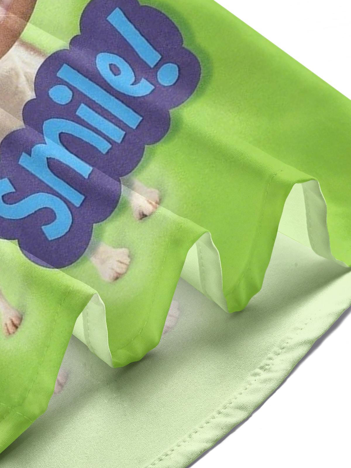 Funny Dog Print Men's Pocket Short Sleeve Shirts