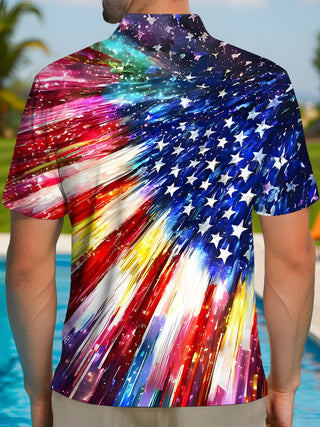 men's graphic t-shirt shirt back view