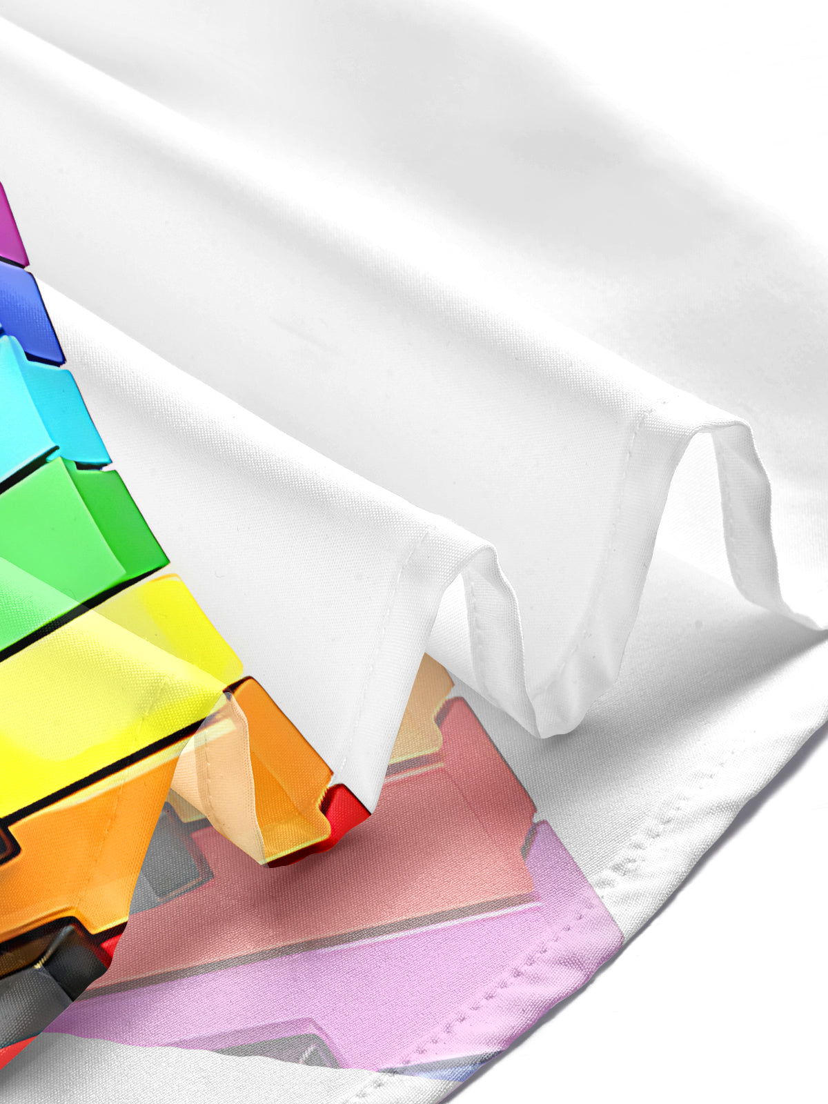 Piano Print Men's Pocket Short Sleeve Shirts