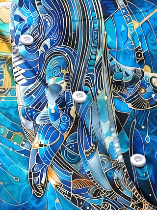 men's Hawaiian short sleeve flat lay shirt
