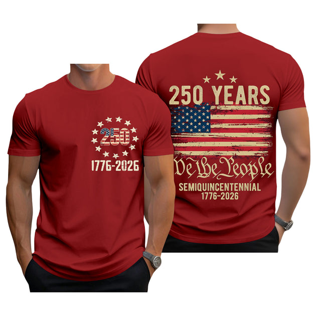 men's graphic print t-shirt Independence Day view 25