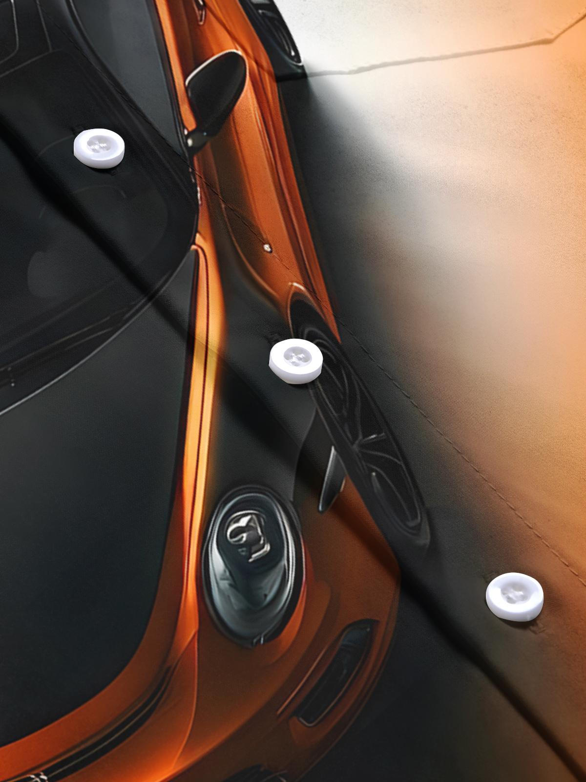 Car gradient print Men's Pocket Short Sleeve Shirts