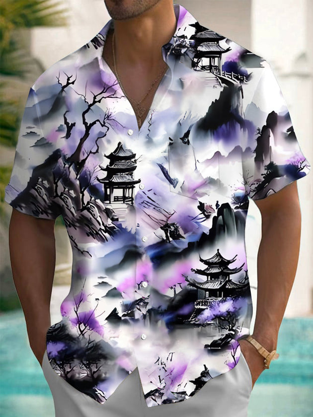 men's shirt front view