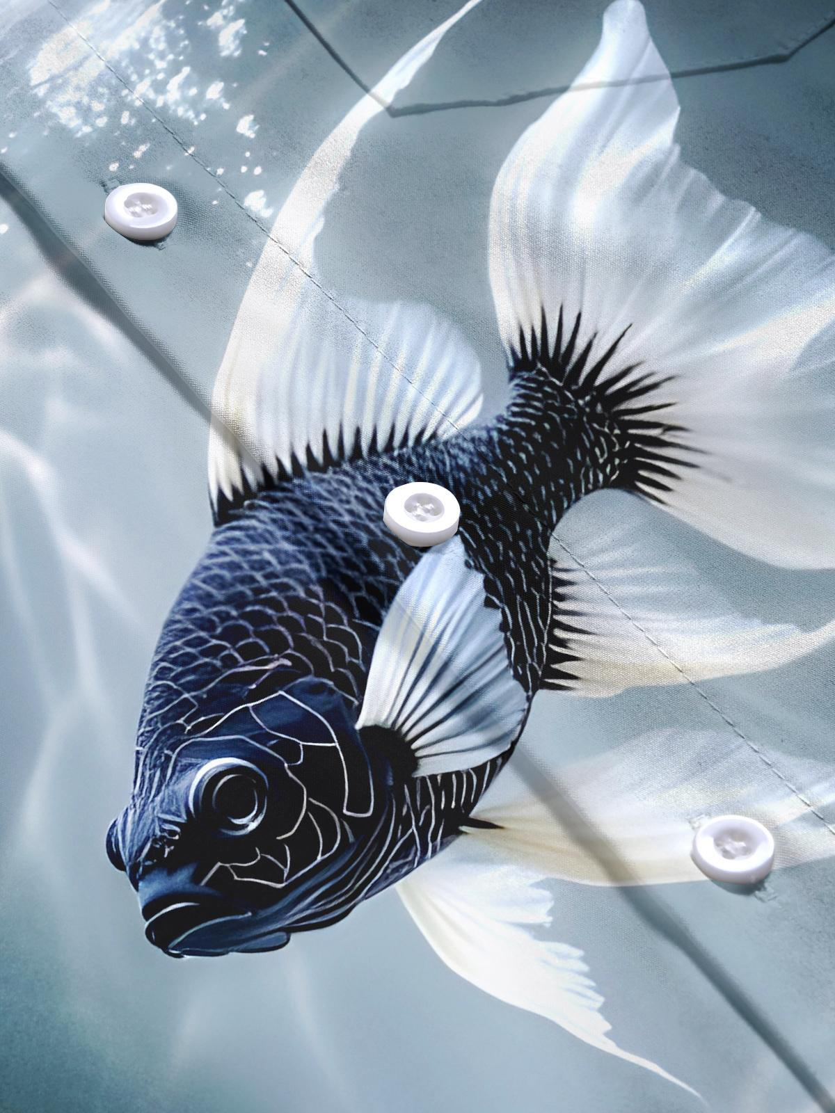 Goldfish Men's Pocket Short Sleeve Shirts