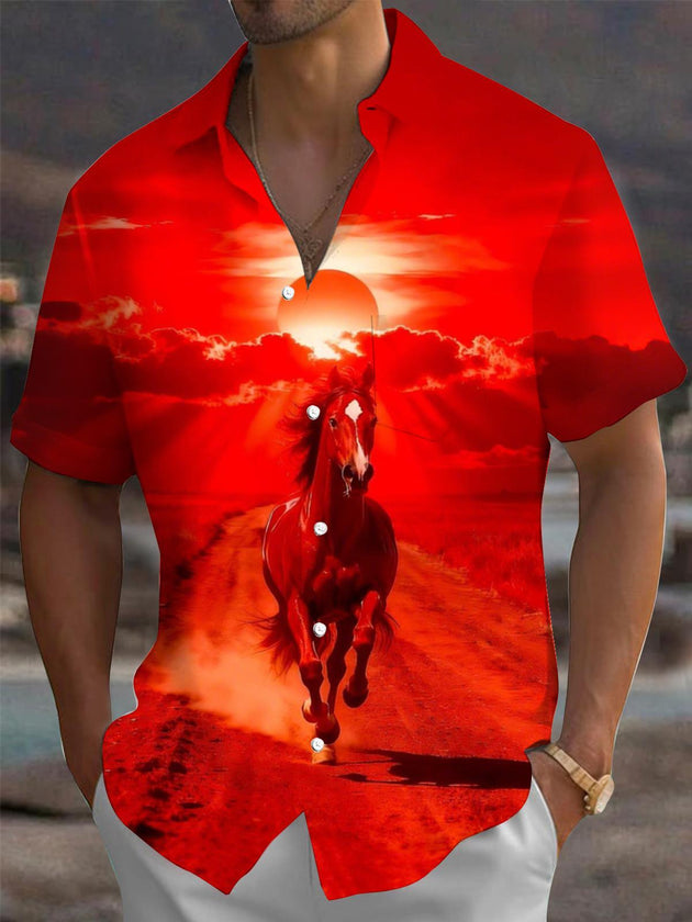 men's shirt front view