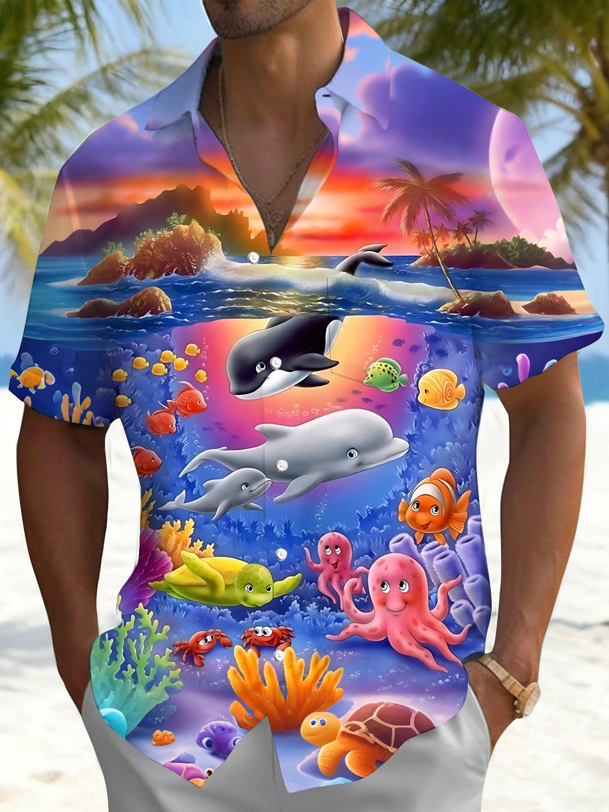 men's shirt front view