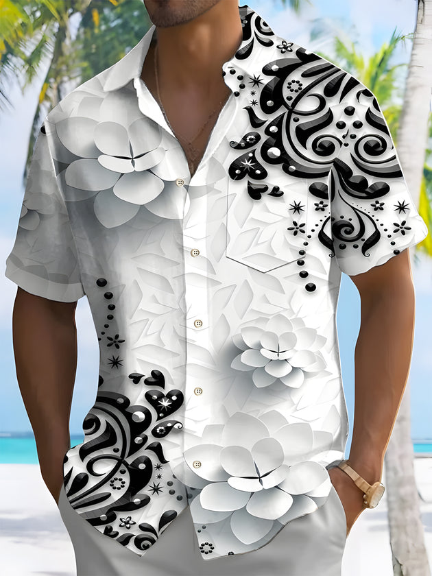 men's vintage style shirt front view