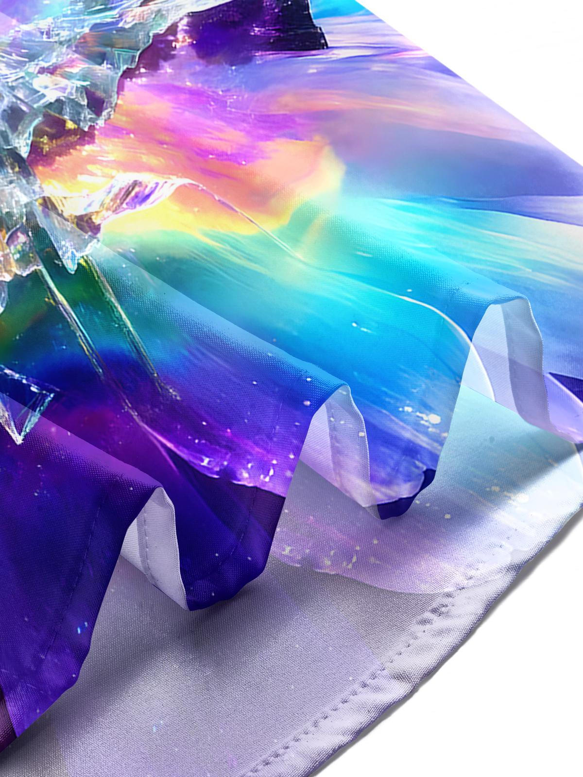 Tie Dye Men's Pocket Short Sleeve Shirts