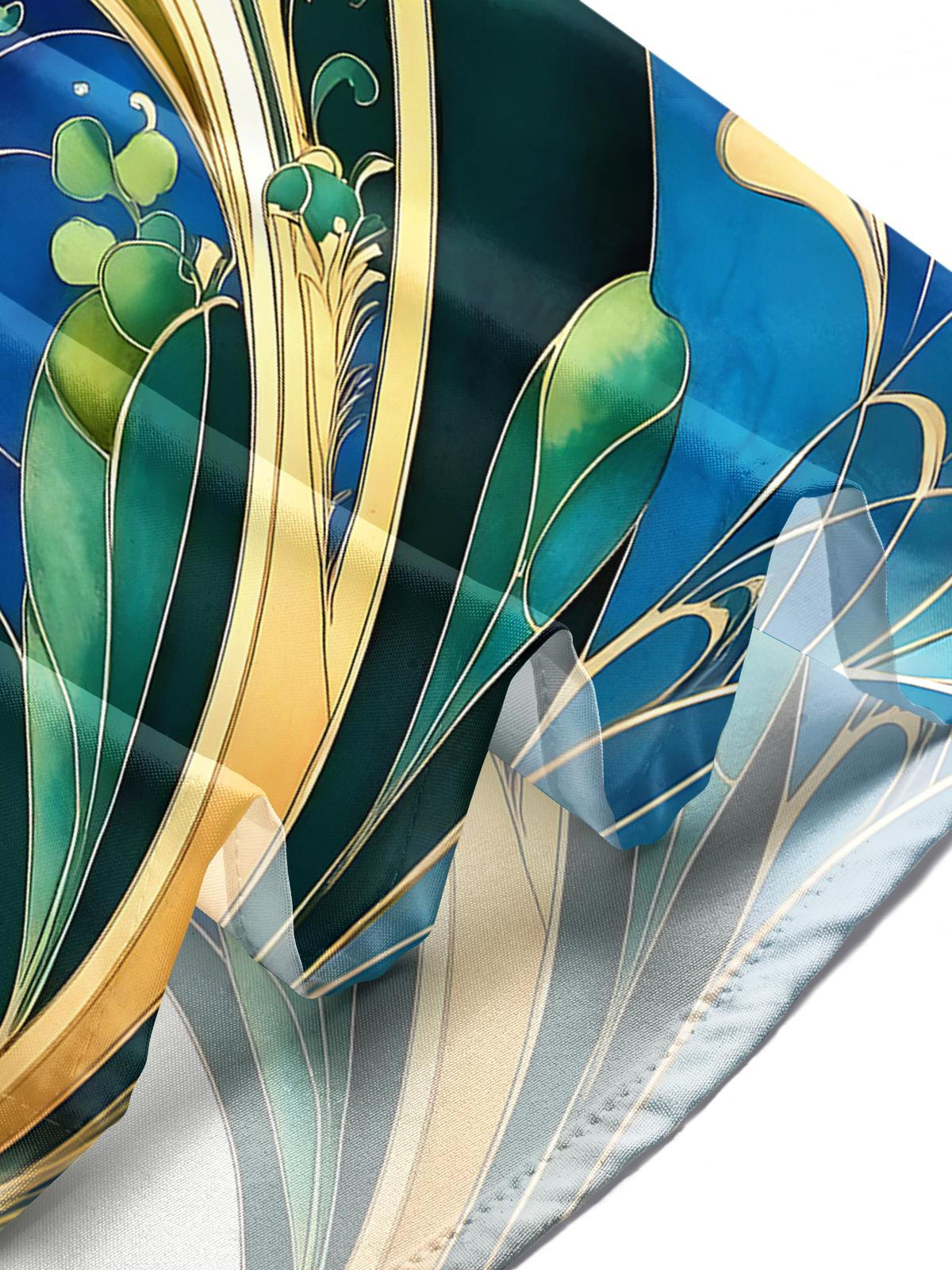 Abstract Men's Pocket Short Sleeve Shirts