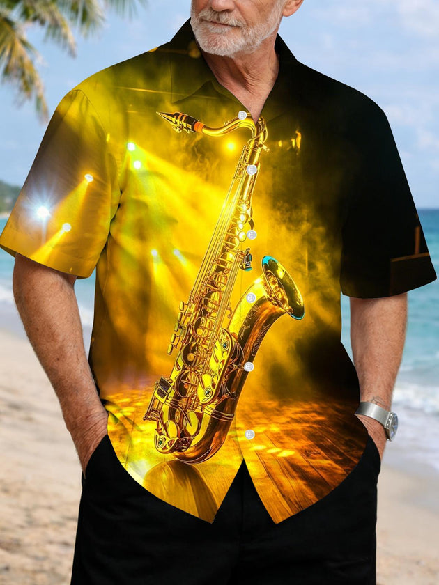 men's shirt front view