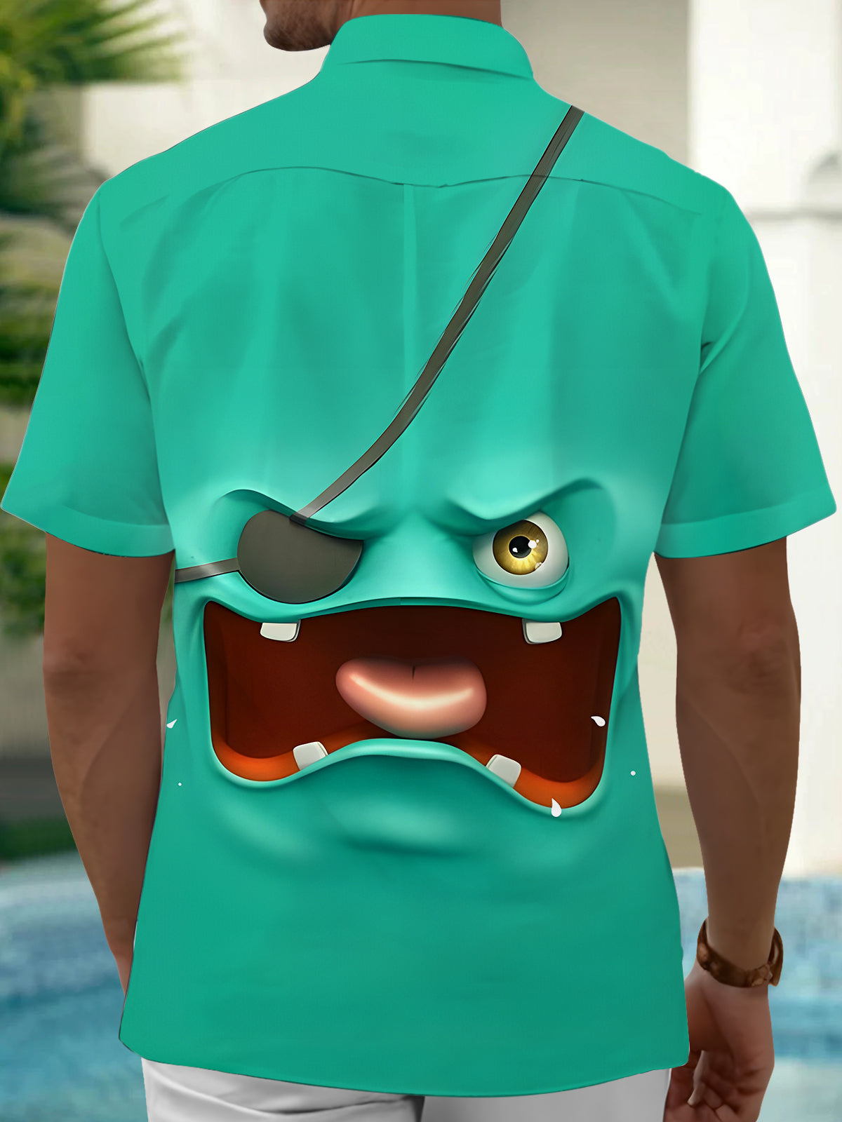 Funny Men's Pocket Short Sleeve Shirts