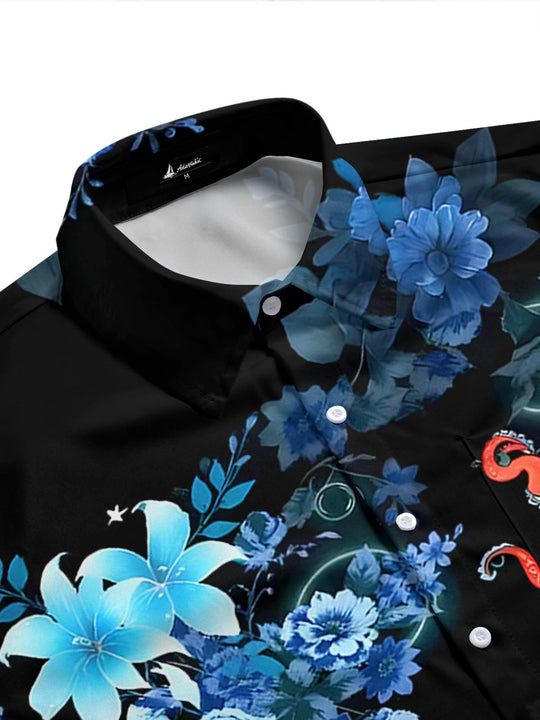 men's tropical shirt side view
