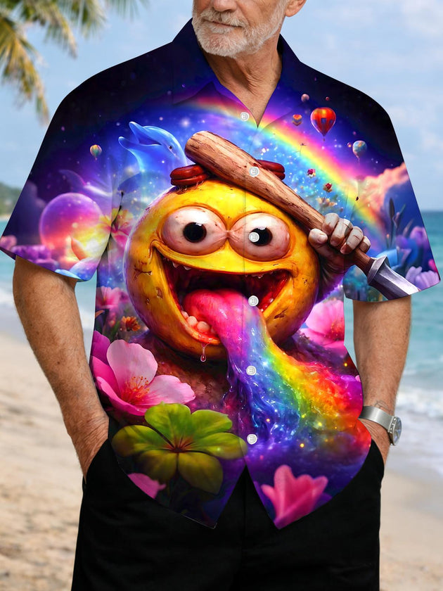 Funny Men's Pocket Short Sleeve Shirts